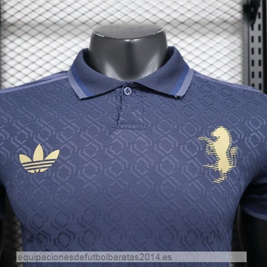 Nuevo 3ª Jugadores Camiseta Juventus 24/25 Azul Baratas